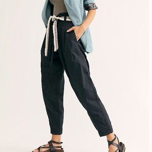 Free People Black Ankle Pants